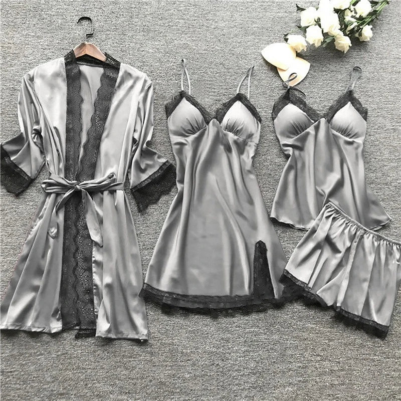 Jara - Satin-Pyjama-Set