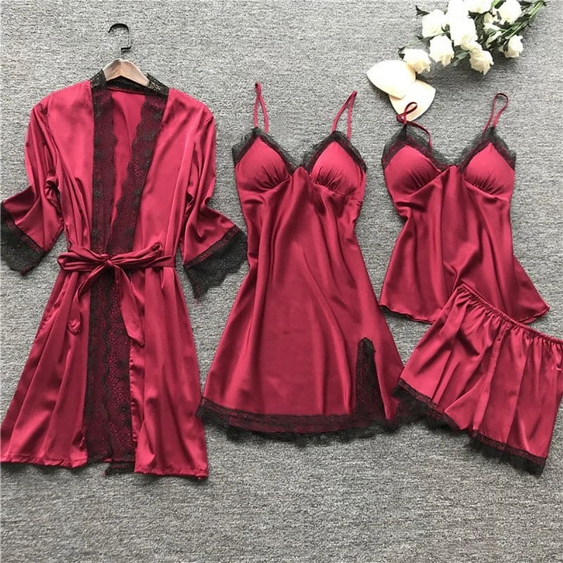 Jara - Satin-Pyjama-Set