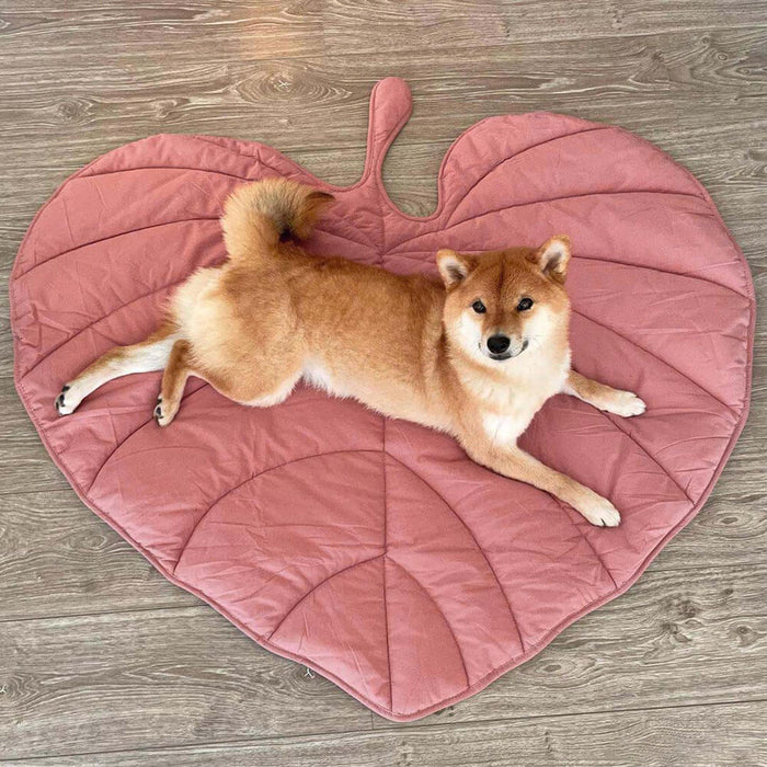 Leaf Shape Dog Blanket – Soft, Durable Pet Mat for Cozy Comfort and All Sizes – Machine Washable 2