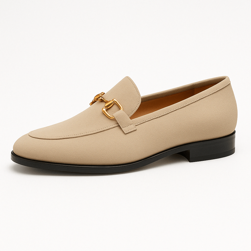 Bellivaro | Mænds Slip-on Loafers Med Metaldetalje | Formstøbt Komfortpasform