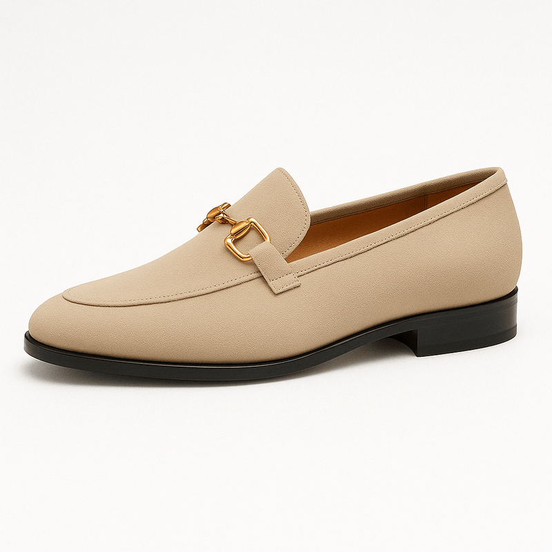 Bellivaro | Mænds Slip-on Loafers Med Metaldetalje | Formstøbt Komfortpasform