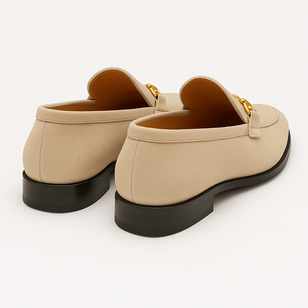 Bellivaro | Mænds Slip-on Loafers Med Metaldetalje | Formstøbt Komfortpasform