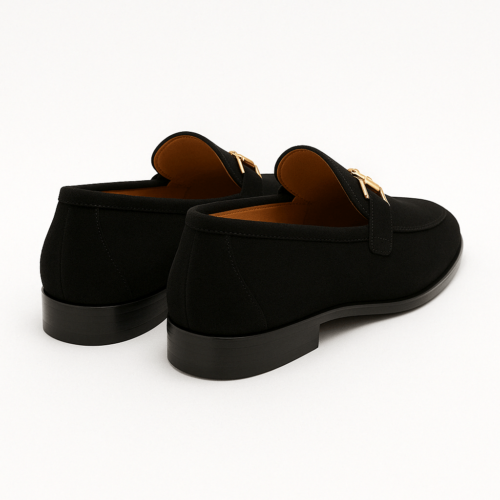 Bellivaro | Mænds Slip-on Loafers Med Metaldetalje | Formstøbt Komfortpasform