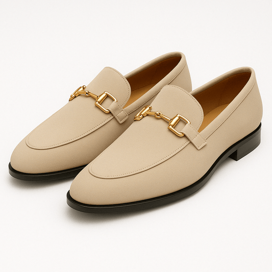Bellivaro | Mænds Slip-on Loafers Med Metaldetalje | Formstøbt Komfortpasform