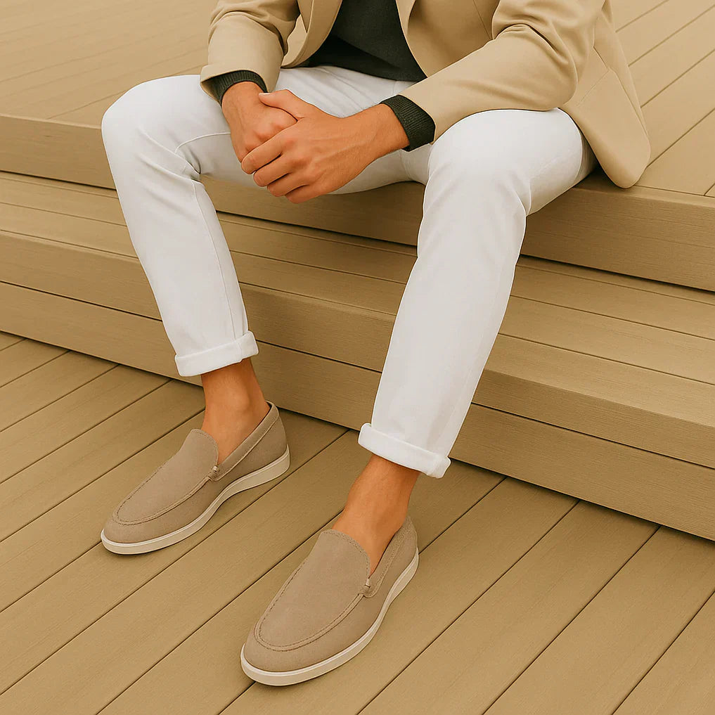 Liam Mocassins Homme – Élégants Loafers en Daim avec Confort Durable & Style Polyvalent