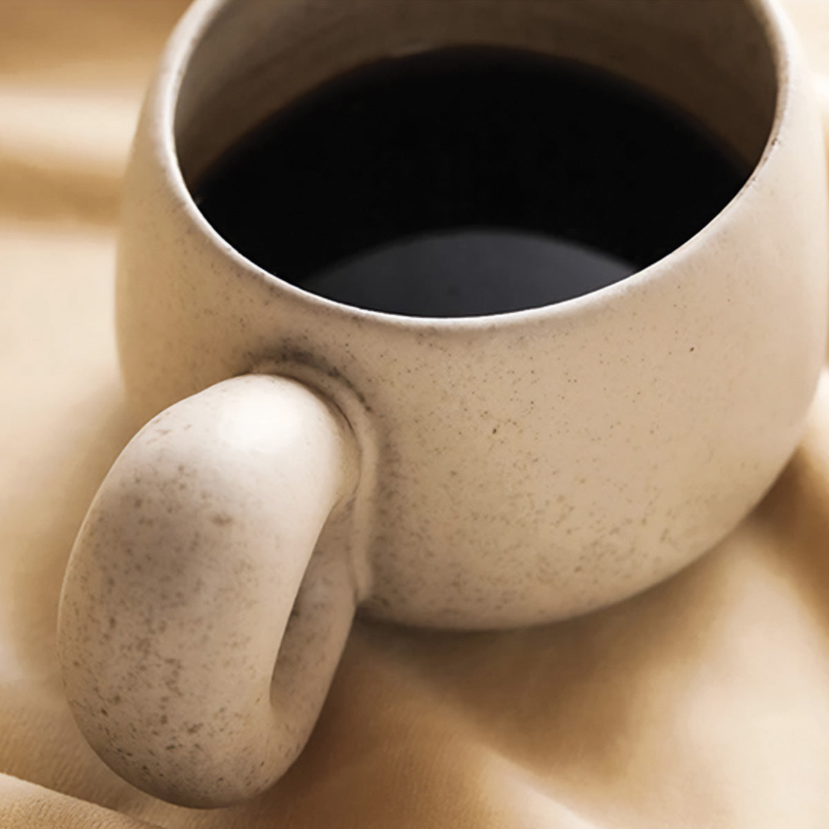 Handmade Stone Mugs Louv - Unique Ceramic Dishware for a Touch of Elegance