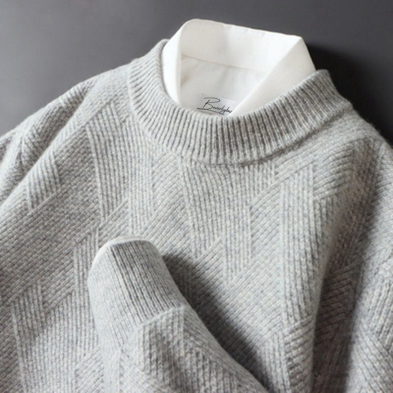 Luxurious cashmere sweater for stylish appearances