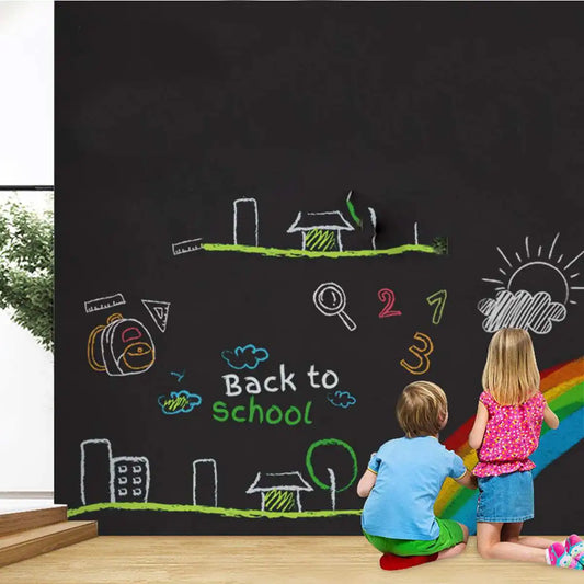 Magnetisches Wandtafel-Set für Kinder 45x100 cm, abnehmbar und selbstklebend