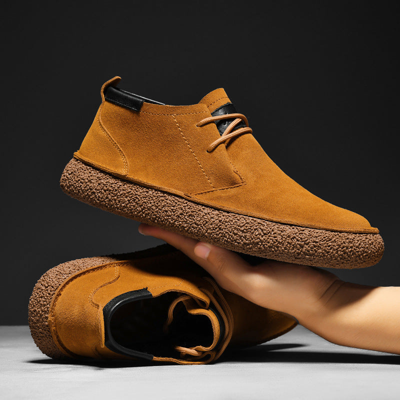 James – Mocassins modernes mi-hauts avec semelle texturée