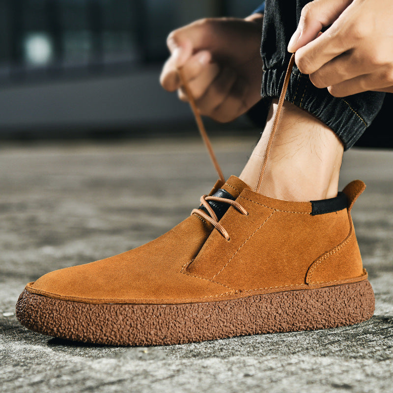 James – Mocassins modernes mi-hauts avec semelle texturée
