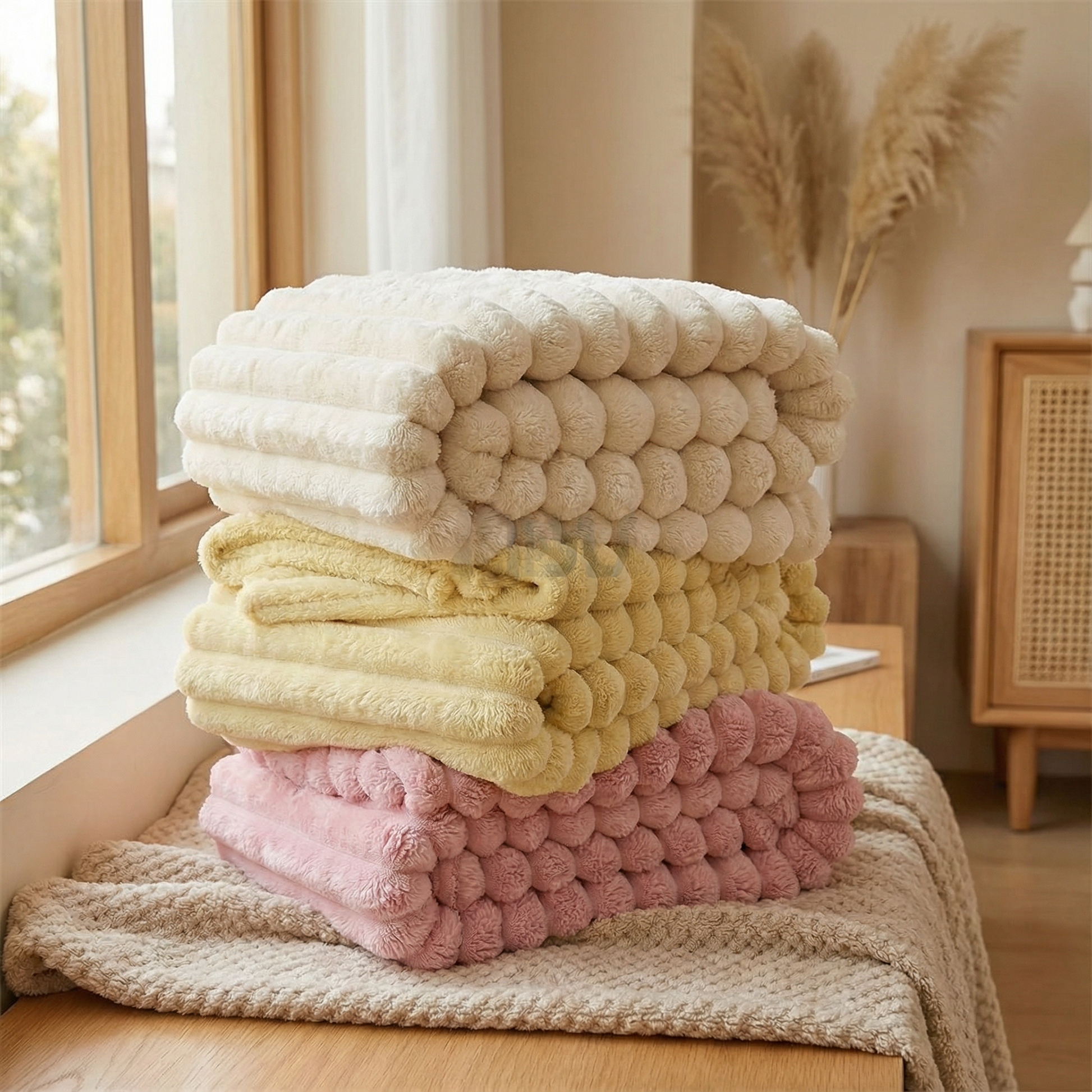 Couverture Polaire en Peluche Polyester