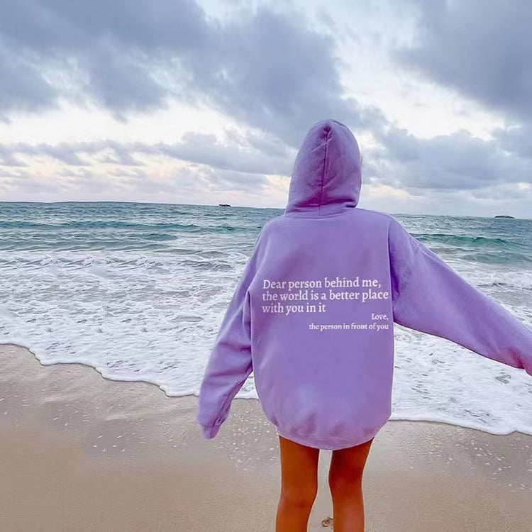 Inspirujący Cytat Unisex Bluza z Kapturem | Miękkie i ciepłe