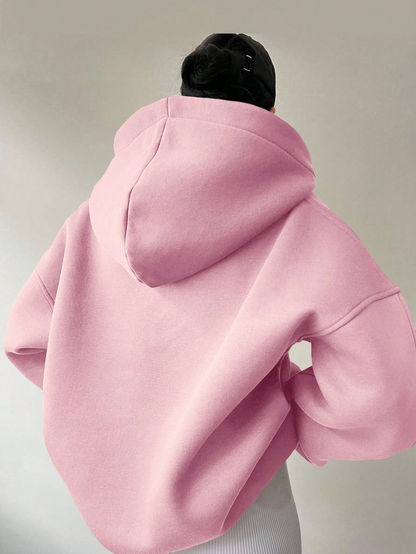 Nayeli Sweat Femme – Sweat à Capuche Ample Uni & Confortable pour un Style Décontracté Automne/Hiver