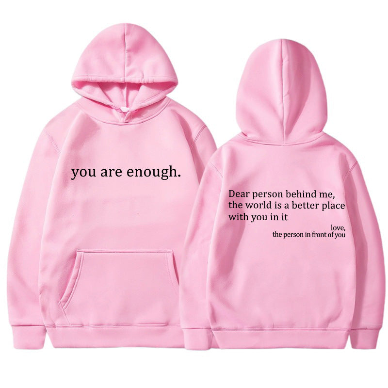 Inspirujący Cytat Unisex Bluza z Kapturem | Miękkie i ciepłe