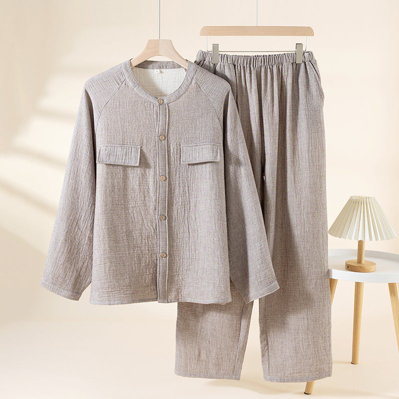 Pyjama pour Homme avec Haut à Manches Longues et Pantalon pour un Usage Quotidien | Idéal pour le Printemps, l’Automne et l’Hiver
