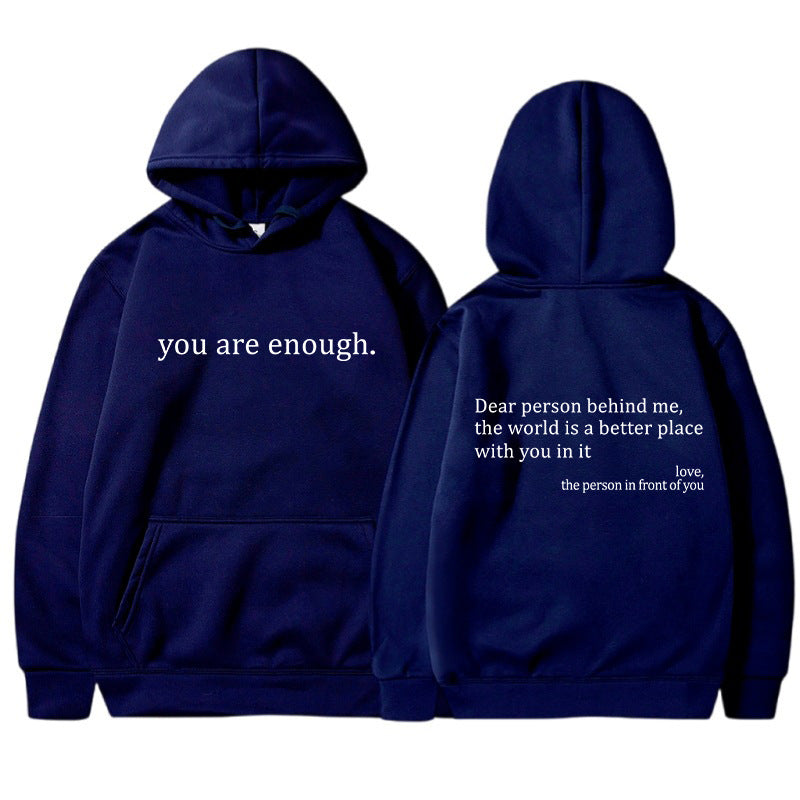 Inspirujący Cytat Unisex Bluza z Kapturem | Miękkie i ciepłe