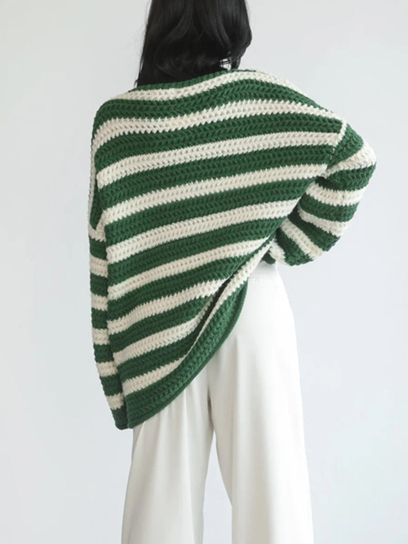 HELLEN – Jersey de punto a rayas