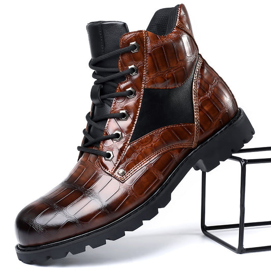 Stylish krokodilleder Stiefel für besondere Anlässe