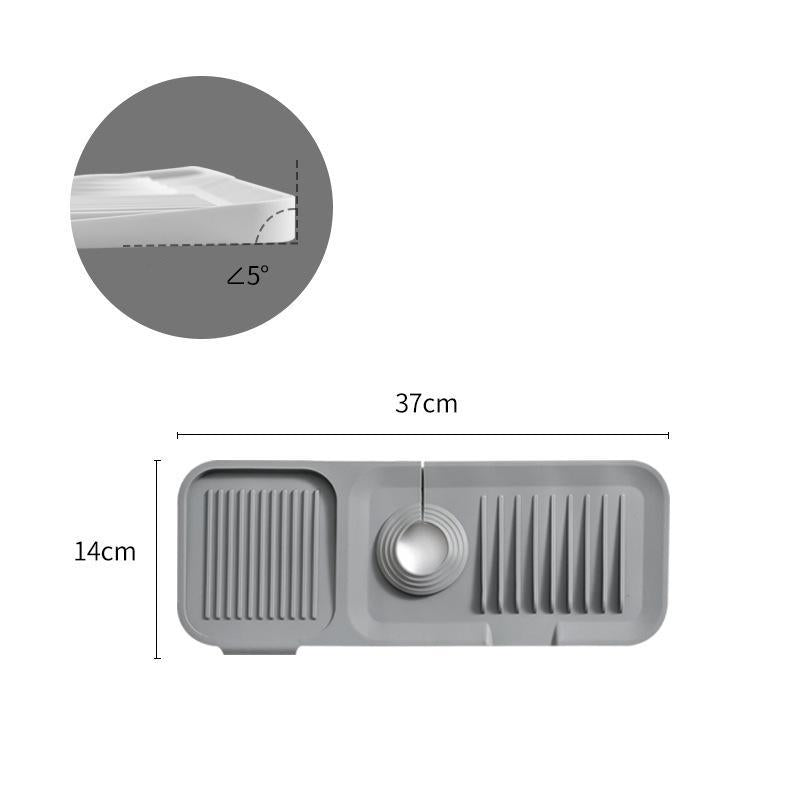 Soft-Surface Silicone Drying Mat – For Pots, Dishes, Glasses & Cutlery