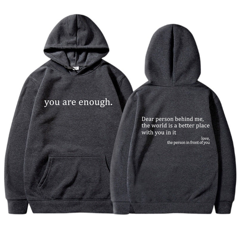 Inspirujący Cytat Unisex Bluza z Kapturem | Miękkie i ciepłe