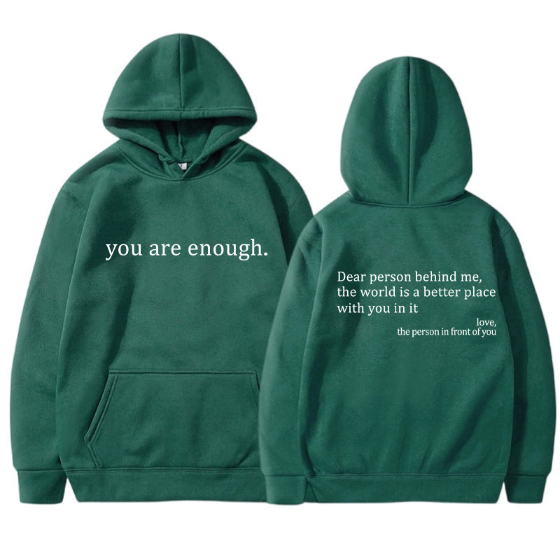 Inspirujący Cytat Unisex Bluza z Kapturem | Miękkie i ciepłe