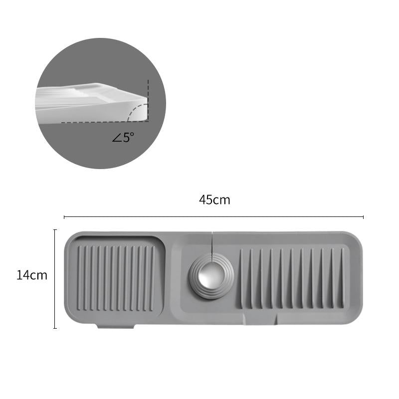 Soft-Surface Silicone Drying Mat – For Pots, Dishes, Glasses & Cutlery