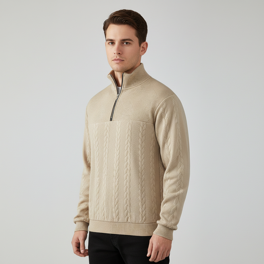 Roma Hochwertiger Halbzip Pullover