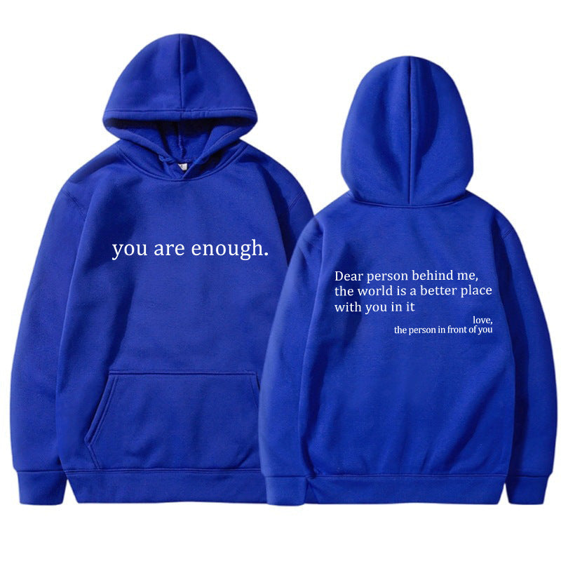 Inspirujący Cytat Unisex Bluza z Kapturem | Miękkie i ciepłe