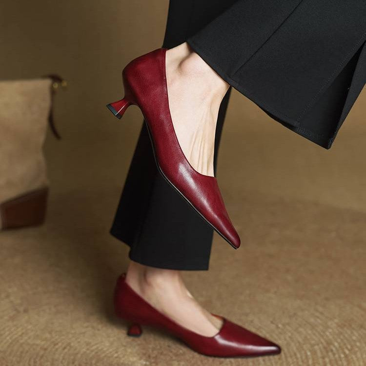 Serane | Leather Heels