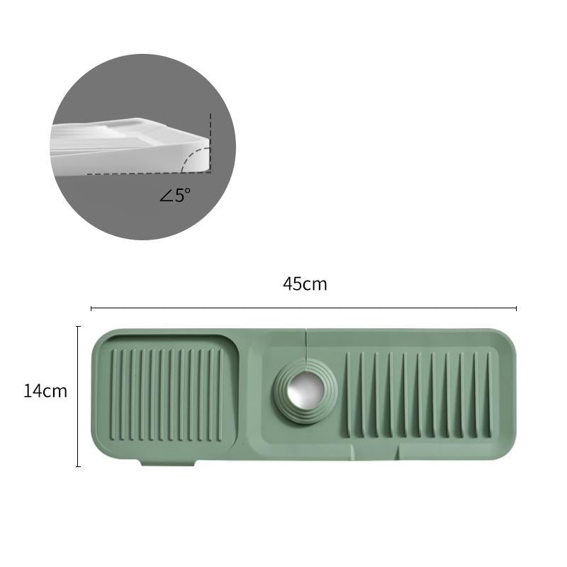 Soft-Surface Silicone Drying Mat – For Pots, Dishes, Glasses & Cutlery