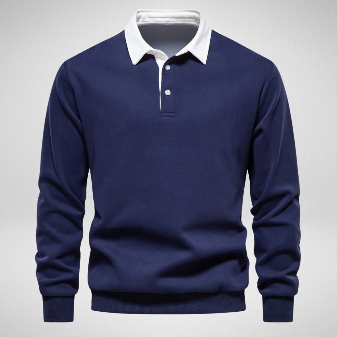 Męska Bluza Polo Rugby – Klasyka w Sportowym Stylu