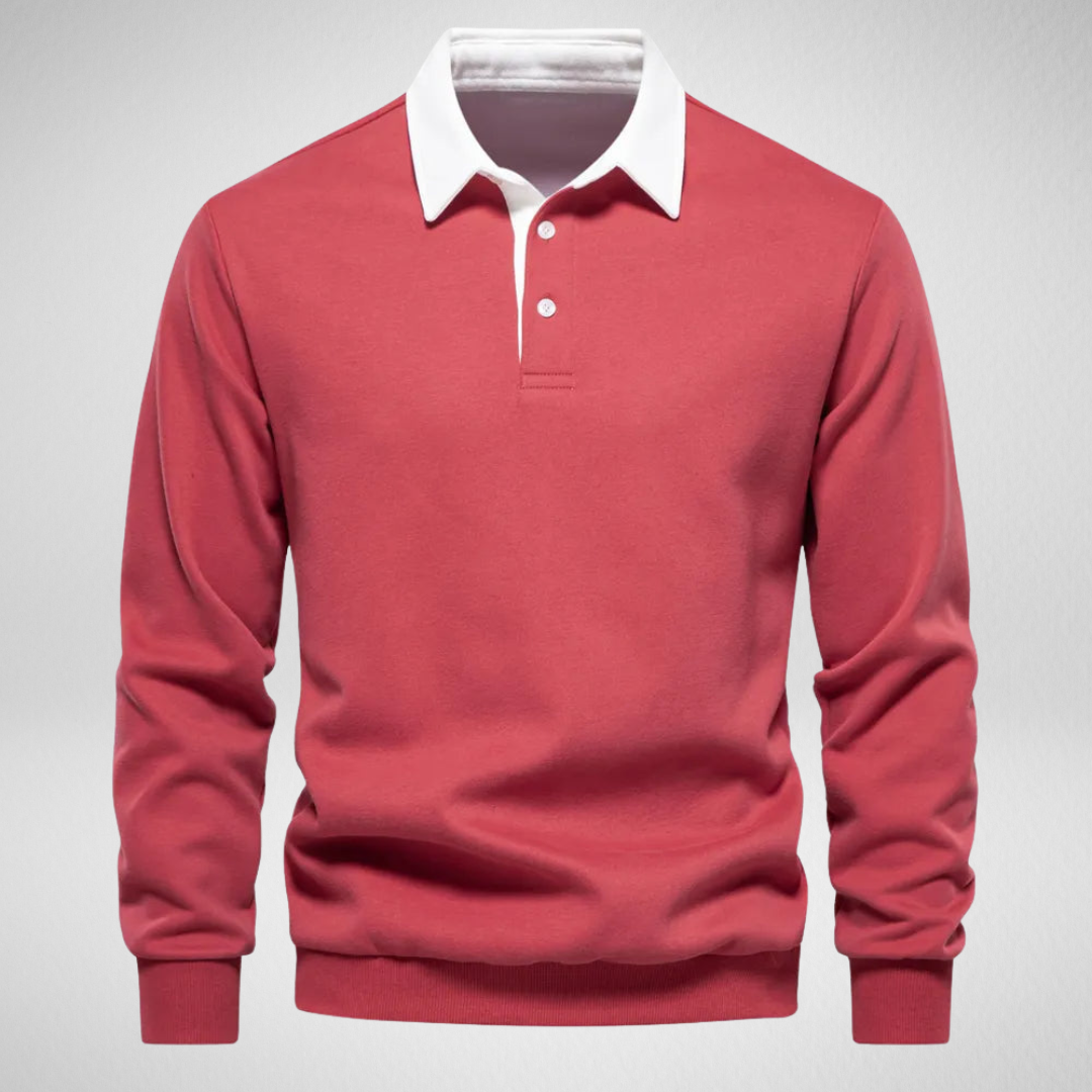 Męska Bluza Polo Rugby – Klasyka w Sportowym Stylu