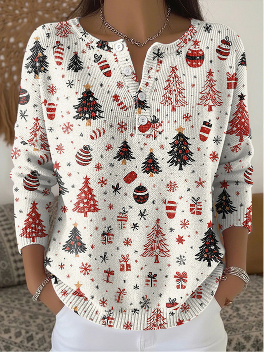 Kaitlan – Eleganter Weihnachtspullover
