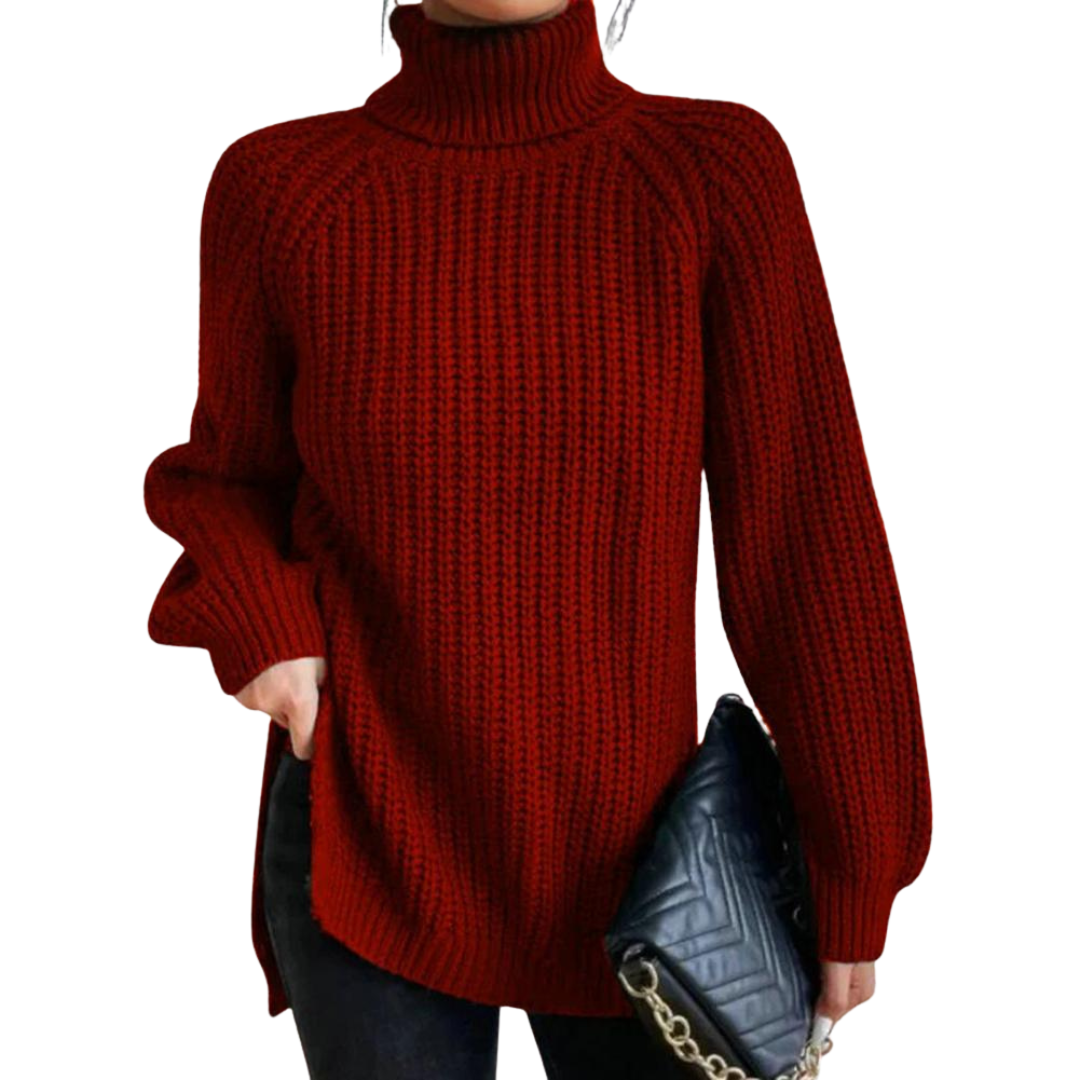 Aurine | CozySculpt Winter Turtleneck