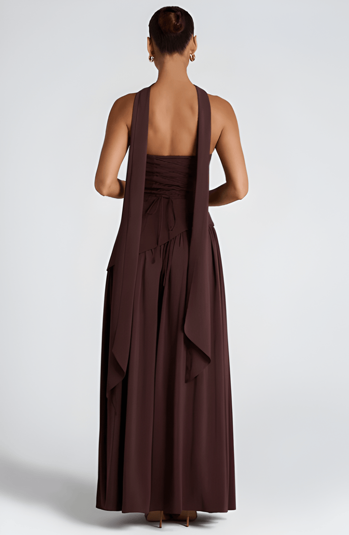 Annabel – Strapless Slit Maxi Dress