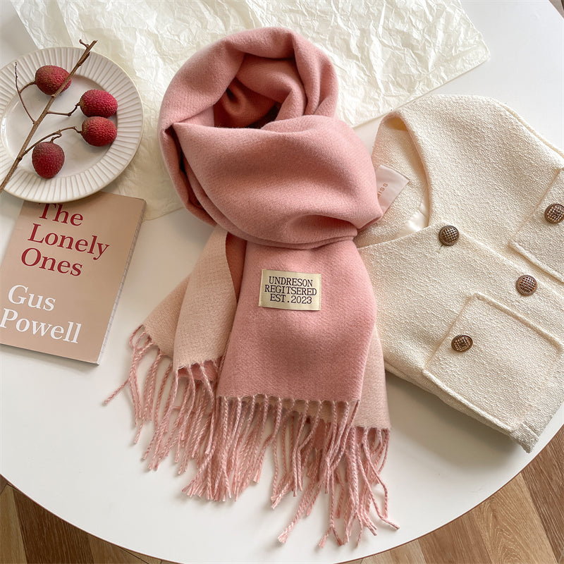 Luxe Pashmina Wintersjaal Dames – Dubbelzijdig & Warm