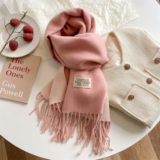 Luxe Pashmina Wintersjaal Dames – Dubbelzijdig & Warm