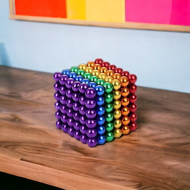 Regenbogen Magnetkugeln Set – Fördern Sie Kreativität Und Entspannung 0