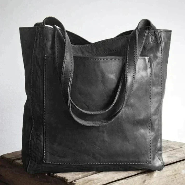 Luna - Trendy Leren Schoudertas