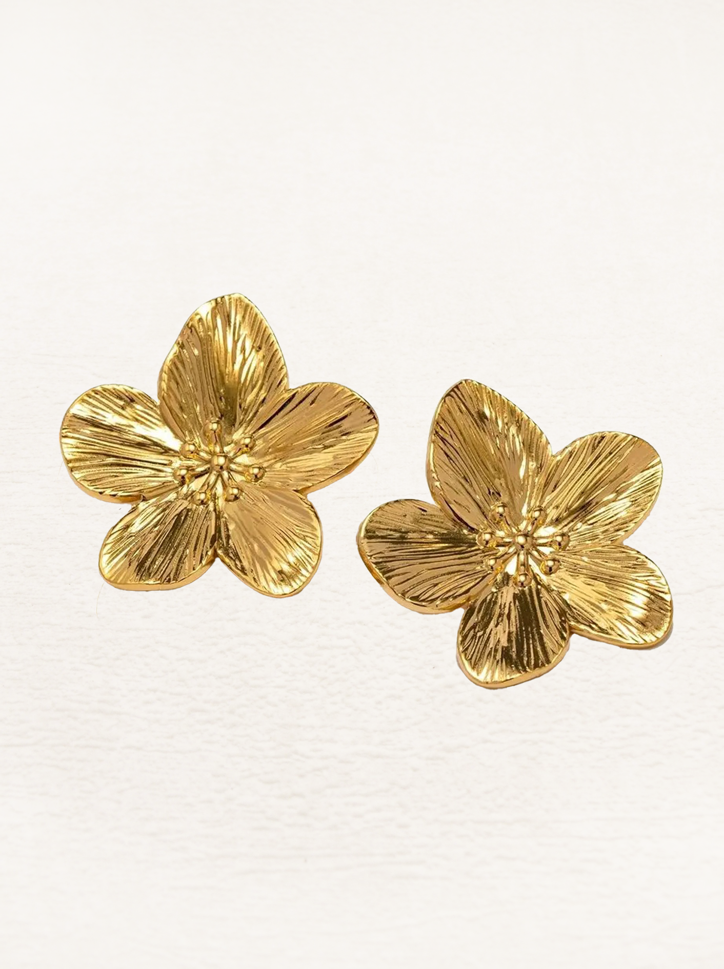 Boucles d'oreilles Rianne Flower Blossom or