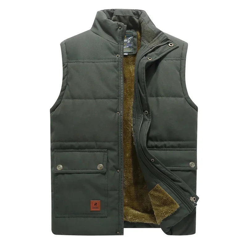 Herre Bodywarmer | Slank Polstret Vest til Hele-Sæsonen Lagdeling
