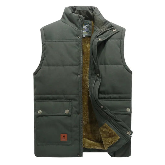 Herre Bodywarmer | Slank Polstret Vest til Hele-Sæsonen Lagdeling