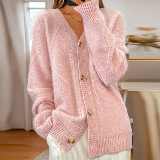 Evah | Heritage Knit Button Cardigan
