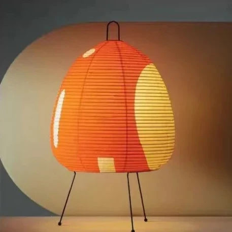 Yunari Haze | Gekleurde Japandi rijstpapierlamp in Wabi-Sabi-stijl