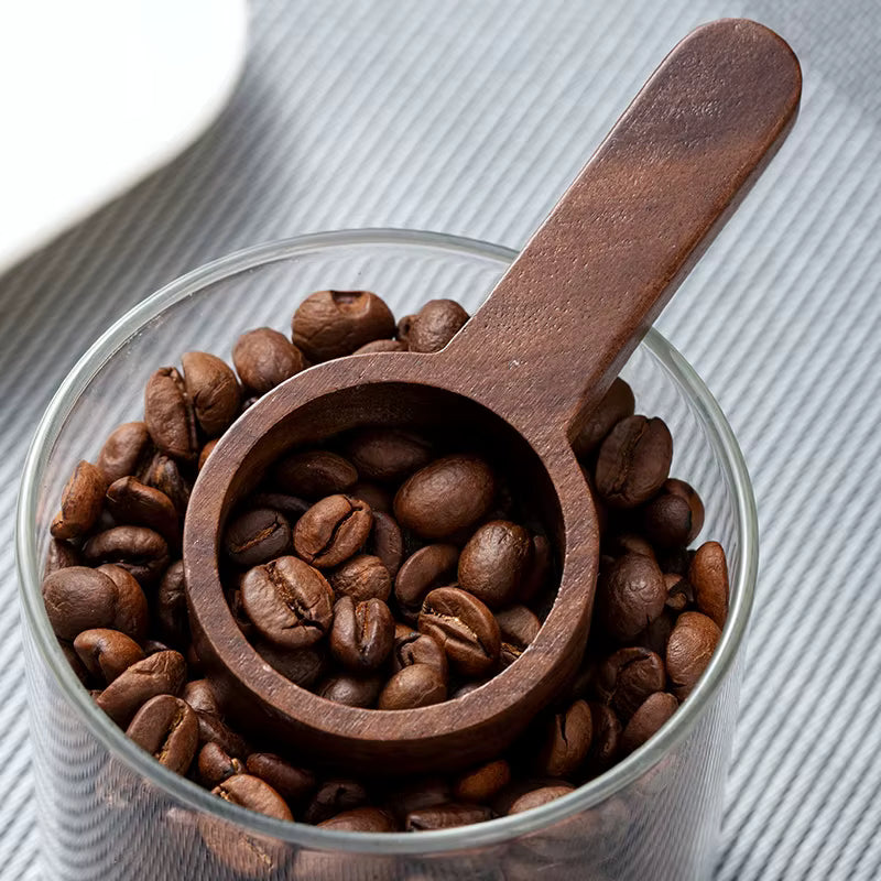 Holz-Kaffeemesslöffel aus Walnuss oder Buche (2er-Set)