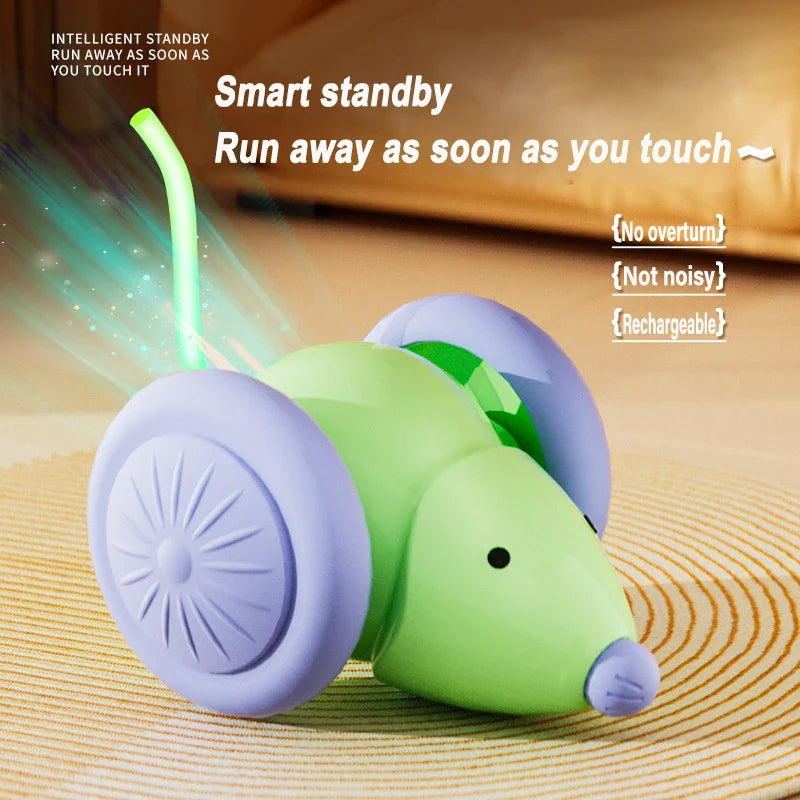 Interactieve Elektrische Kattenmuis – USB Oplaadbaar, BPA-vrij