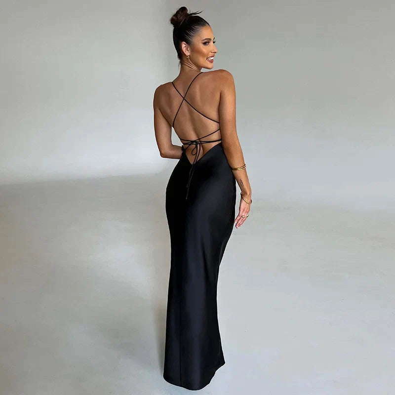 Maxi Robe de Bal Fendue - Fente Latérale - Élégante