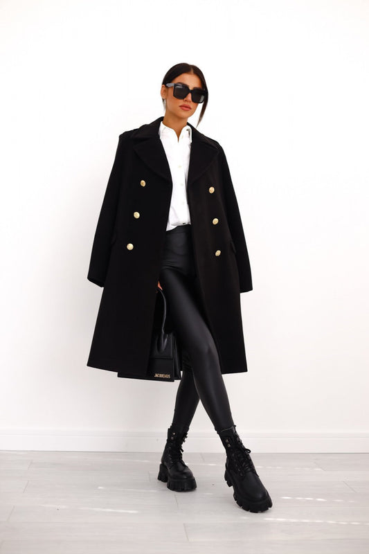 Noor | Double-breasted Women's Coat in Classic Style