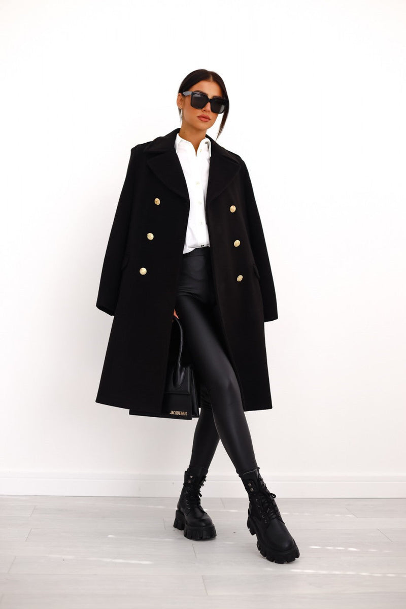 Noor | Double-breasted Women's Coat in Classic Style