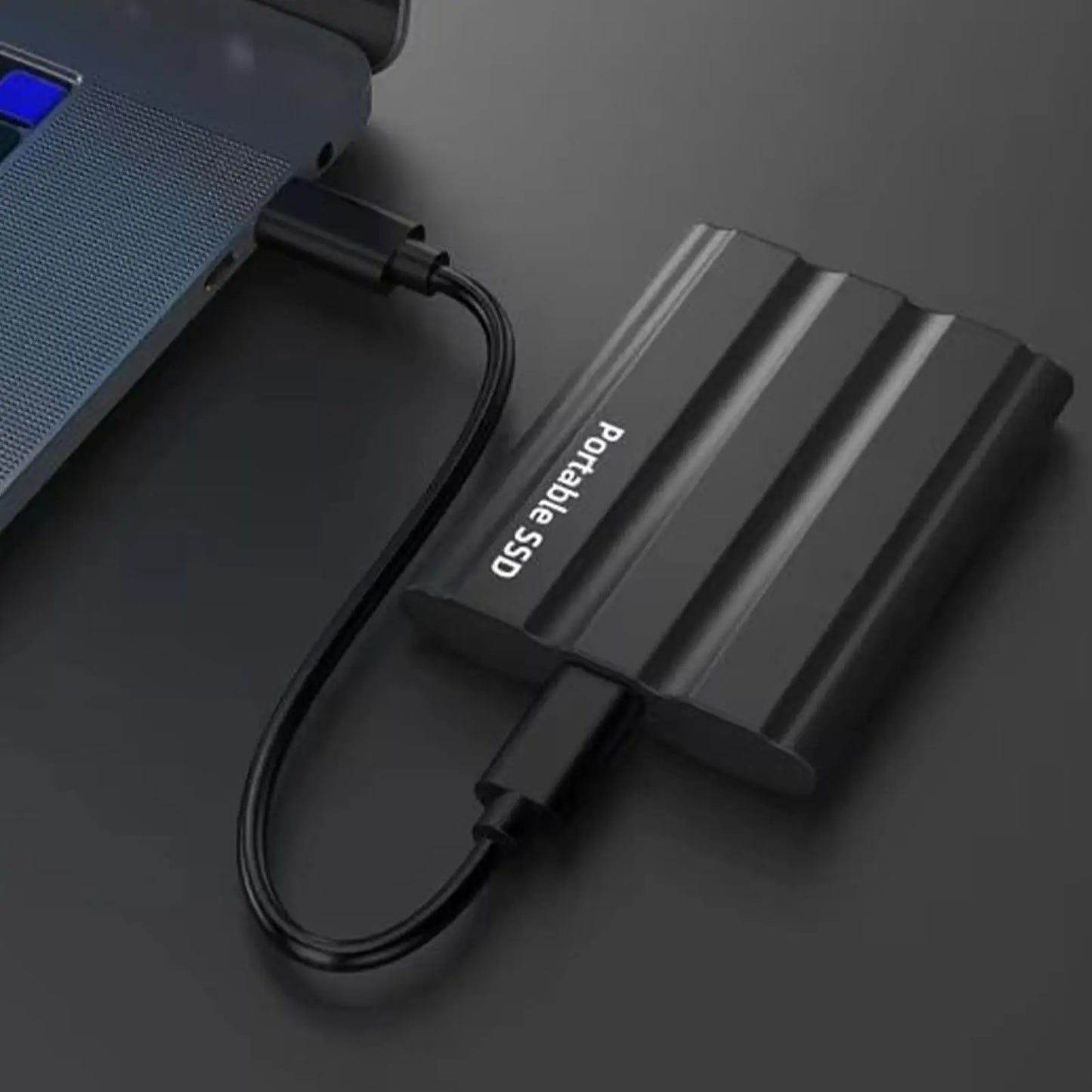 Bærbar ekstern harddisk 1TB, højhastigheds metal HDD/SSD til telefon og laptop
